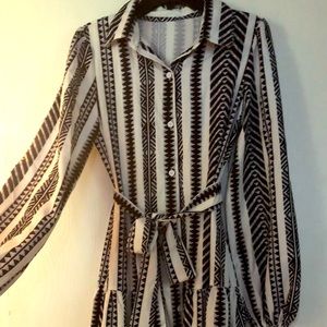 Button up maxi dress